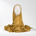 Gold Pure Silk Plain