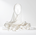 White Pure Silk Plain
