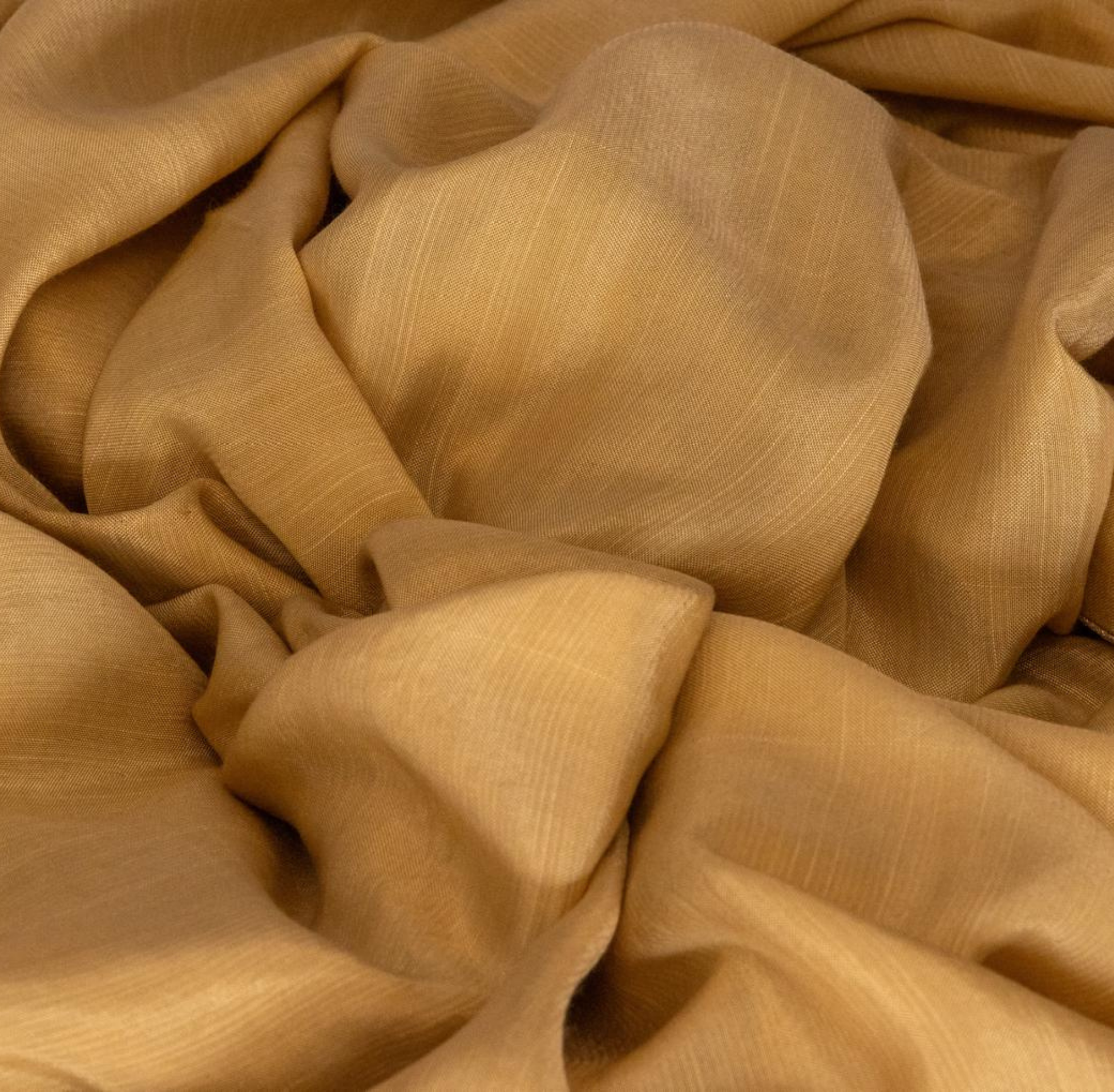 Gold Pure Silk Plain