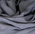 Grey Pure Silk Plain